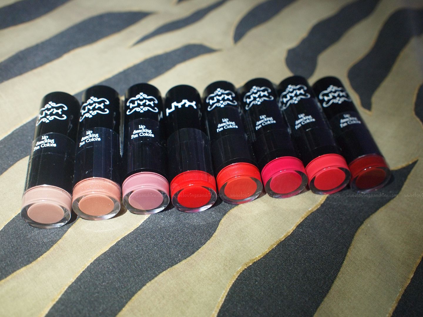 HAUL Digital Traincase Nyx Round Lipsticks